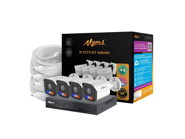 8.0 MP (4K) Набір для вулиці 8CH IP KIT 8MP 4xBullet FADA