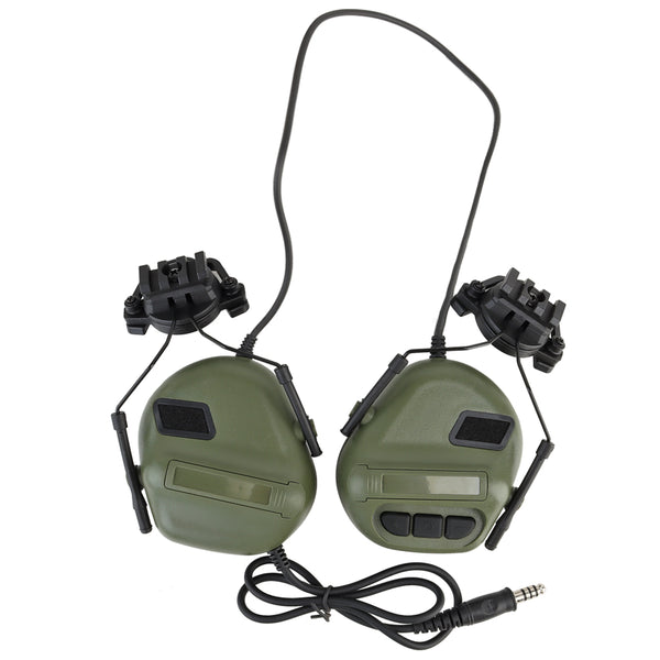 Активні навушники на шолом Active Helmet Headset Olive