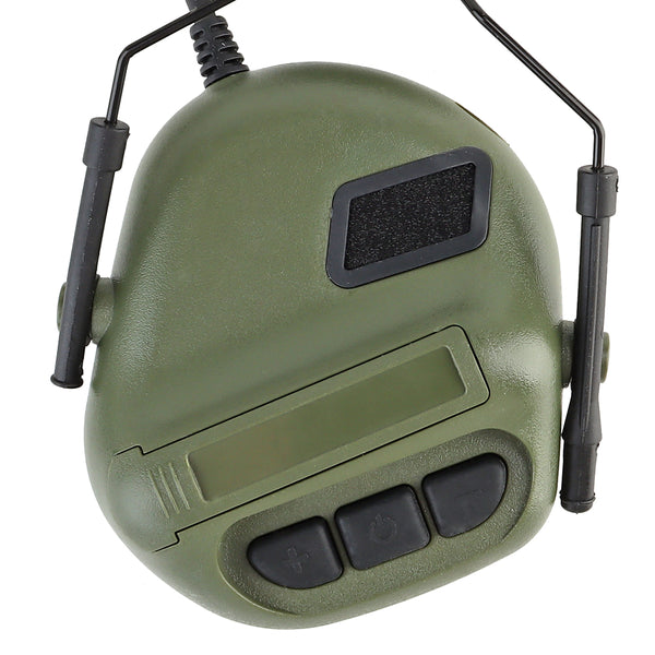 Активні навушники на шолом Active Helmet Headset Olive