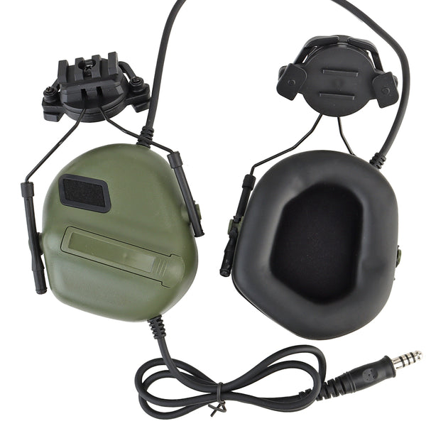 Активні навушники на шолом Active Helmet Headset Olive