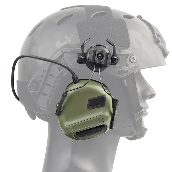 Активні навушники на шолом Active Helmet Headset Olive