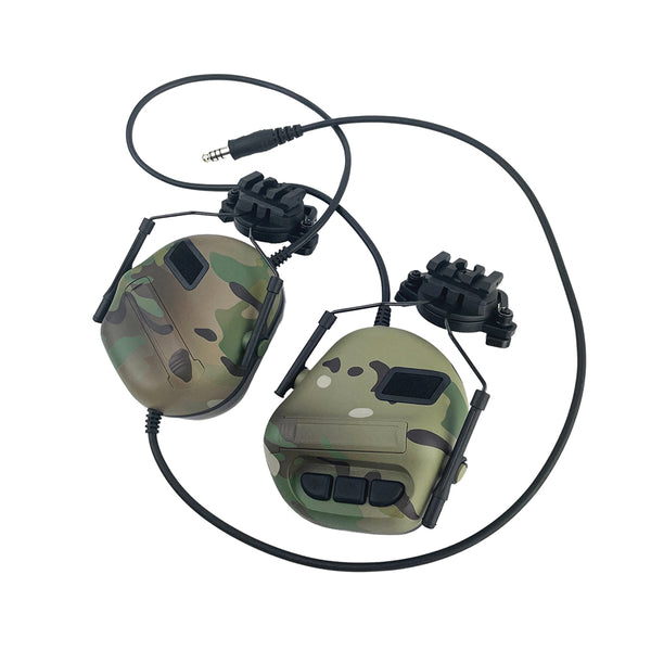 Активні навушники на шолом Active Helmet Headset Multicam