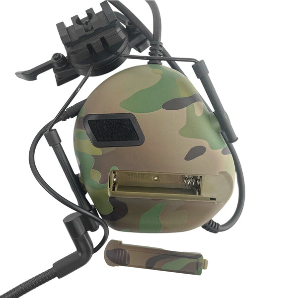 Активні навушники на шолом Active Helmet Headset Multicam