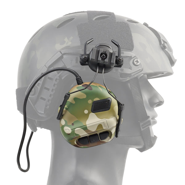 Активні навушники на шолом Active Helmet Headset Multicam