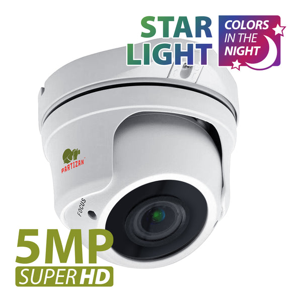 5.0MP AHD Варифокальная камера <br>CDM-VF37H-IR SuperHD Starlight 1.0