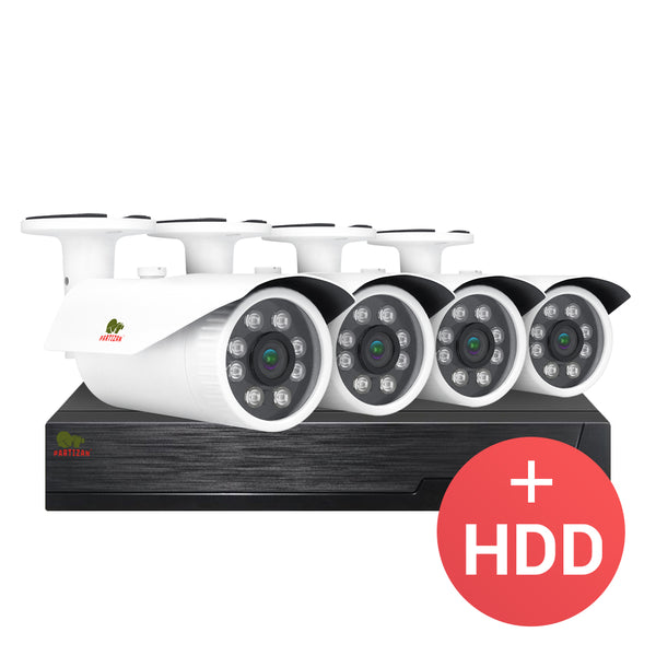 2.0MP Набор для улицы PRO AHD-35<br>4xCAM + 1xDVR + HDD