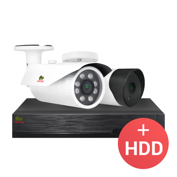 2.0MP Набор для улицы PRO AHD-36<br>2xCAM + 1xDVR + HDD