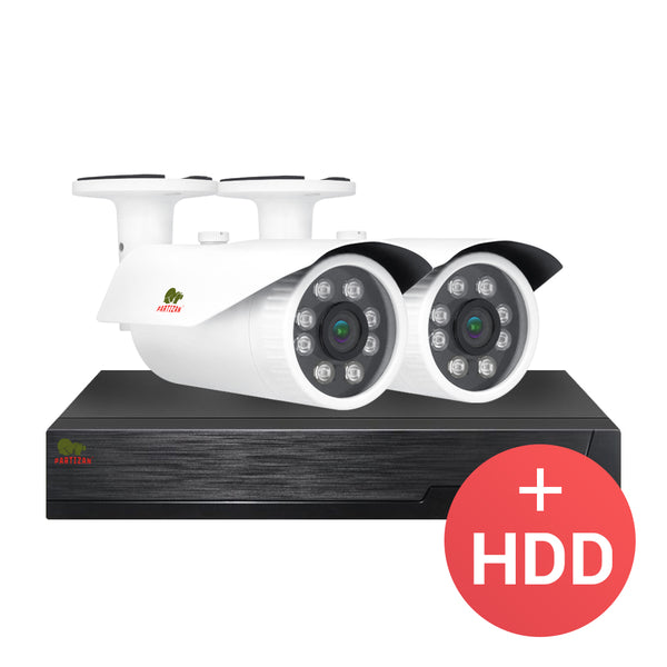 2.0MP Набор для улицы PRO AHD-42<br>2xCAM + 1xDVR + HDD