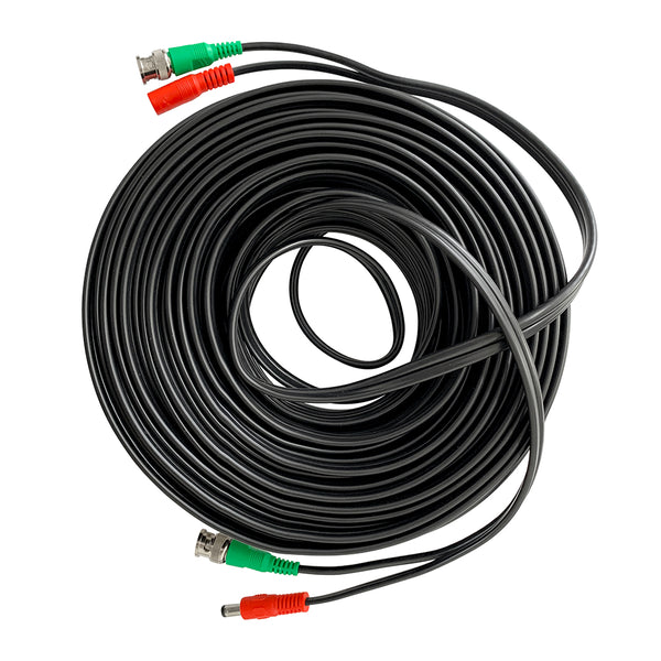 Комбинированный кабель коаксиал+питание на 40 метров Super HD